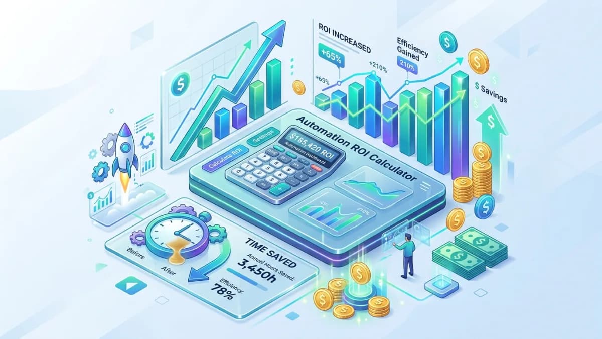 Automation ROI Calculator: Cost, Time Saved and Payback Period article cover image
