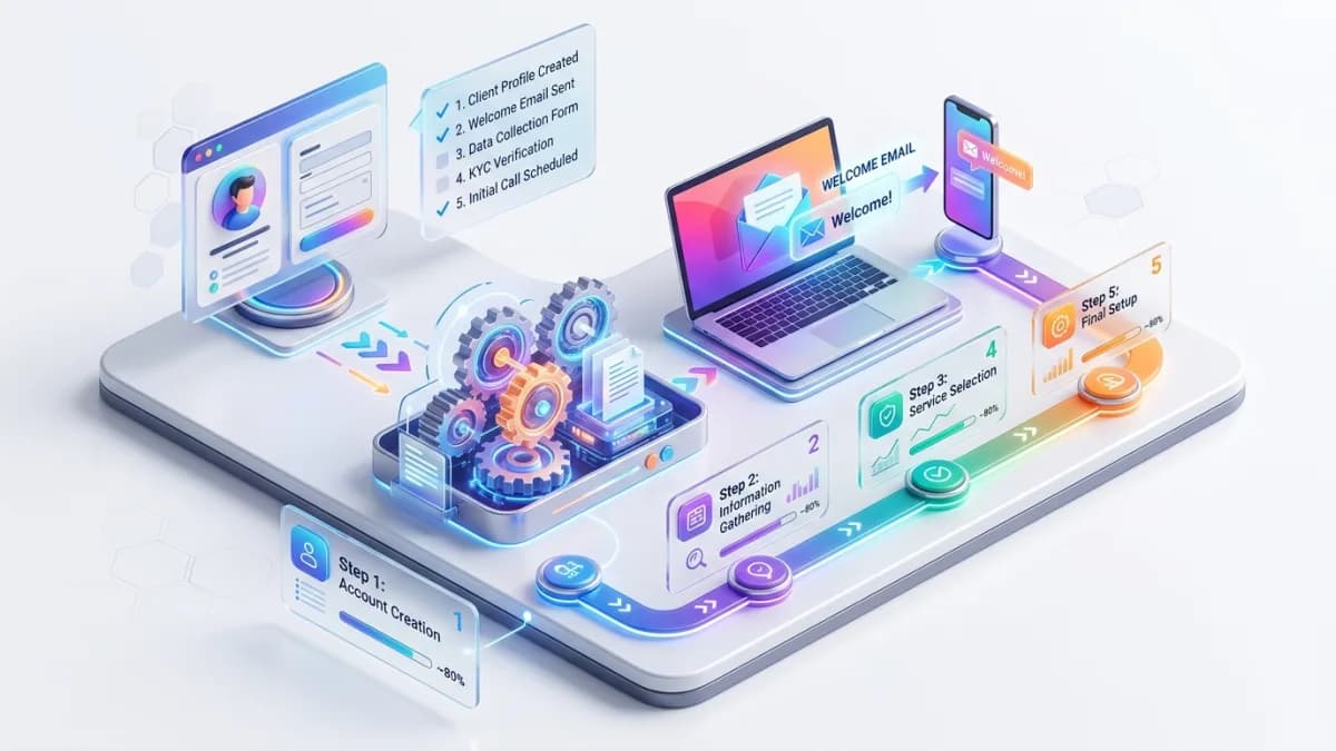 Client Onboarding Automation: Workflow, Tools and Checklist article cover image