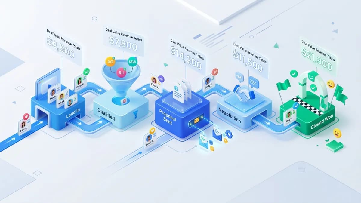 CRM Pipeline Setup Guide for Small Service Teams article cover image