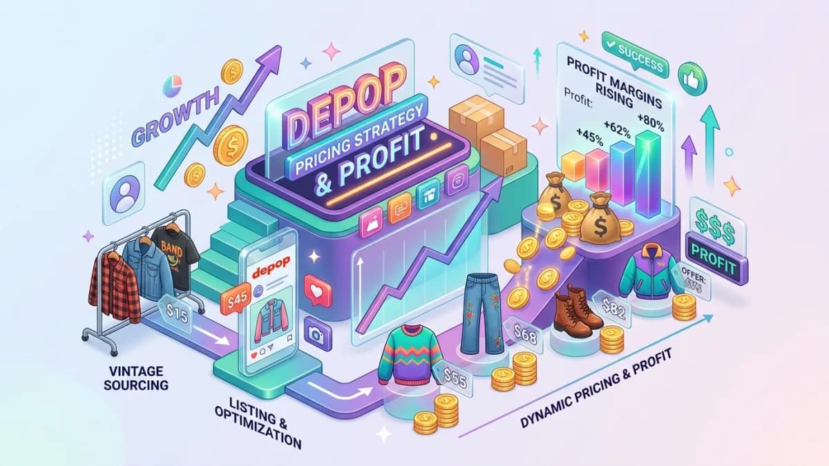 Depop Pricing Strategy: Fees, Offers and Profit article cover image