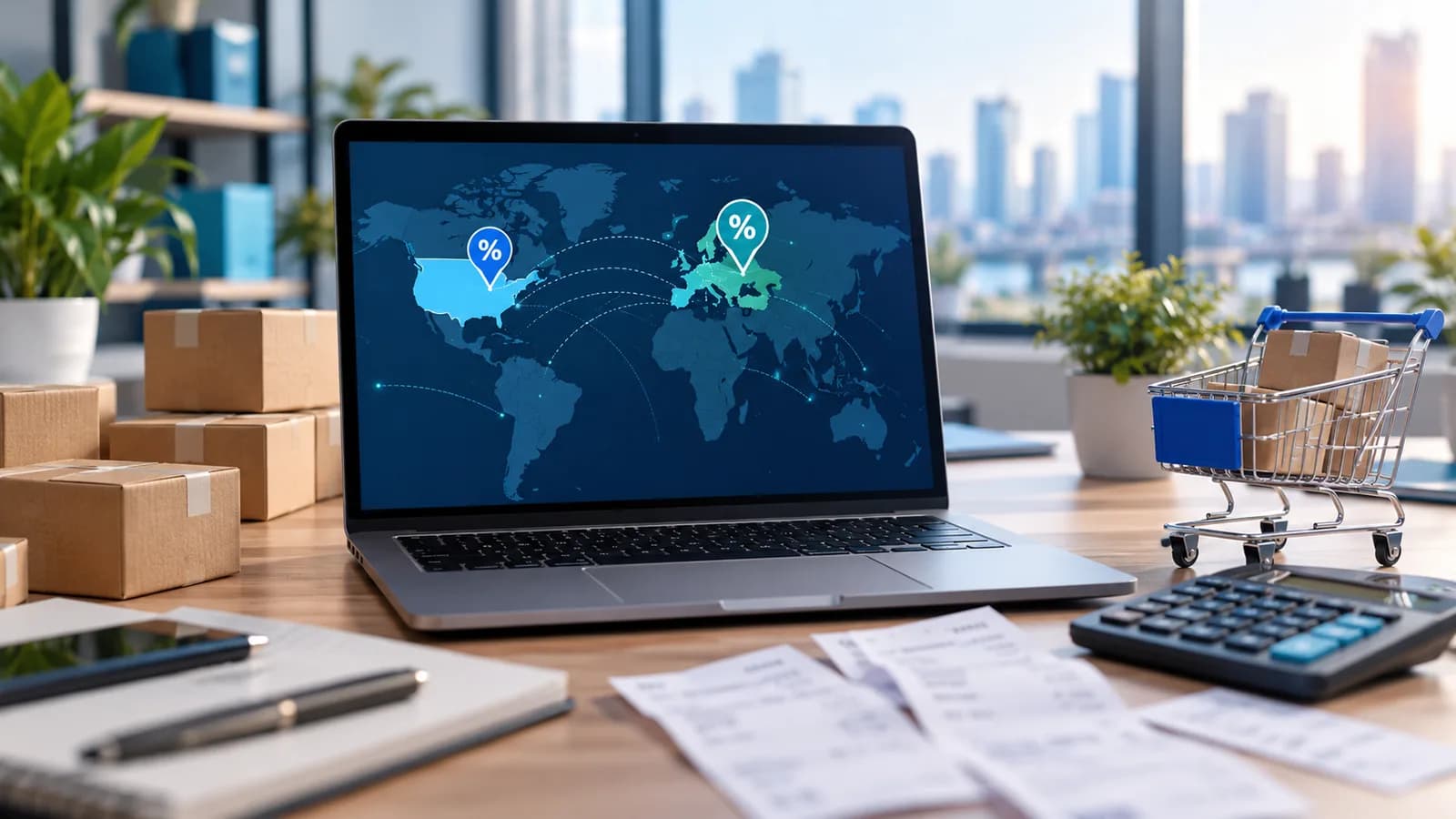 Sales Tax and VAT for Online Stores Selling to the US, UK and EU article cover image