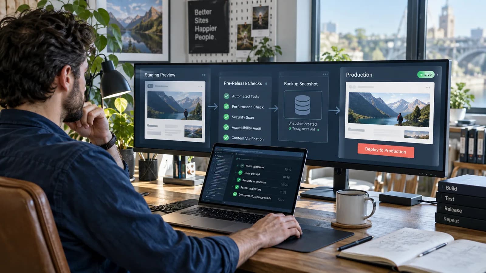 Staging vs Production: Safe Website Deployment Workflow article cover image