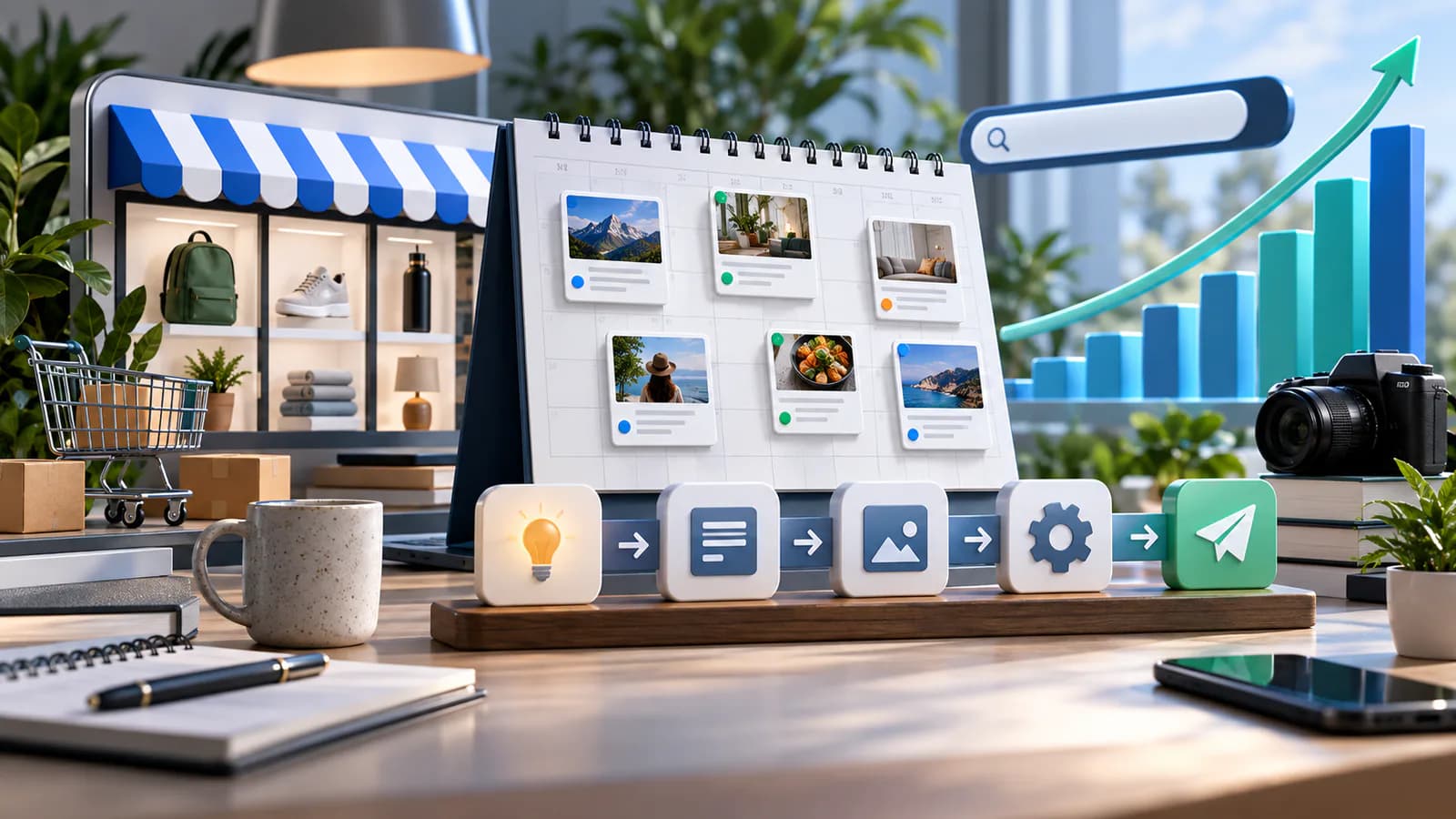 Store Blog Publishing Schedule Guide for SEO Growth article cover image