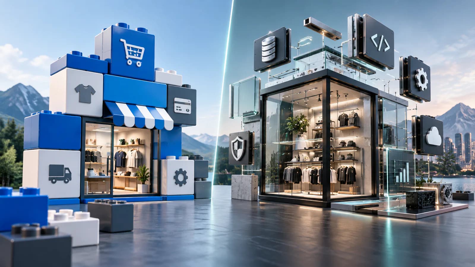 WooCommerce vs Custom E-commerce Development article cover image