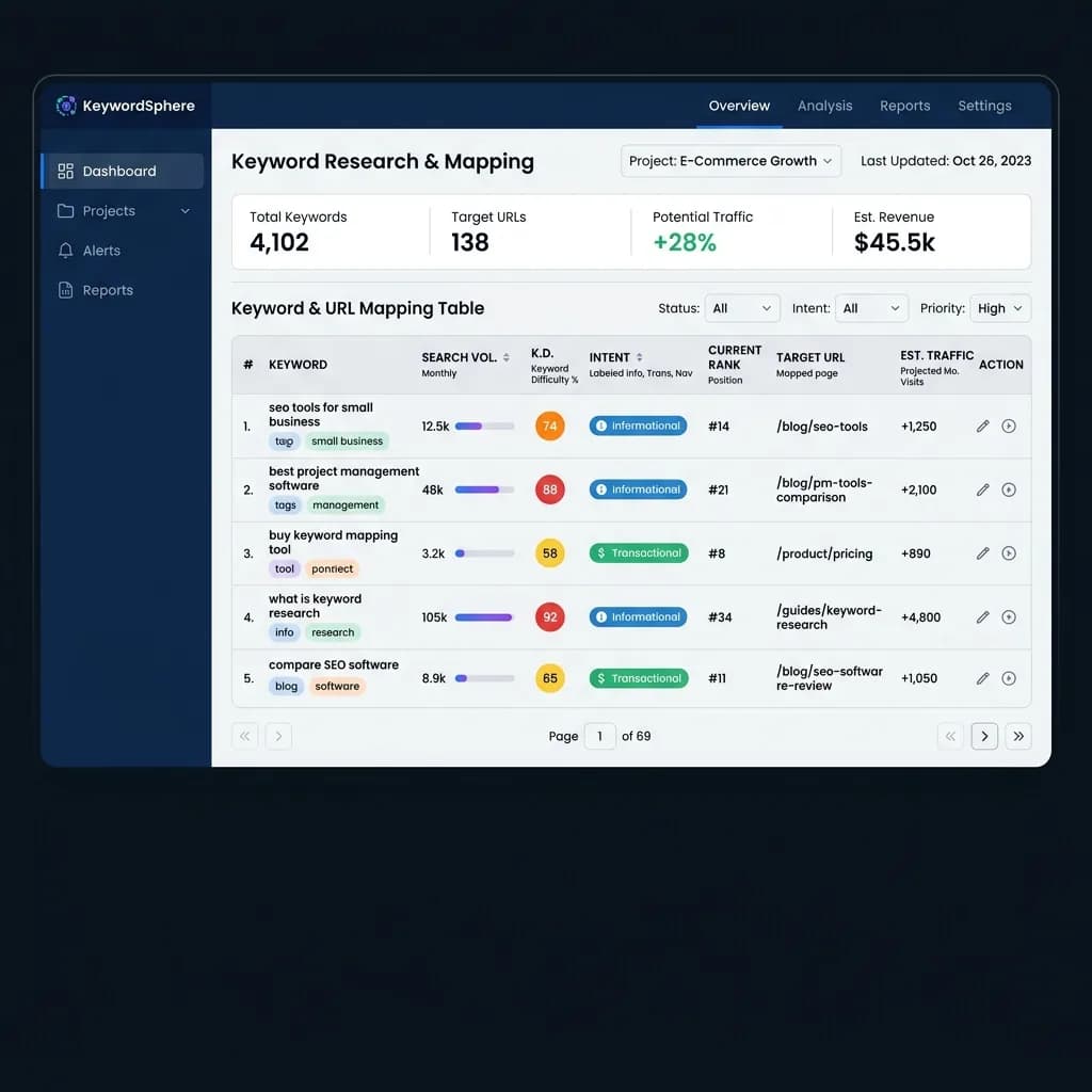 E-Commerce Keyword Strategy