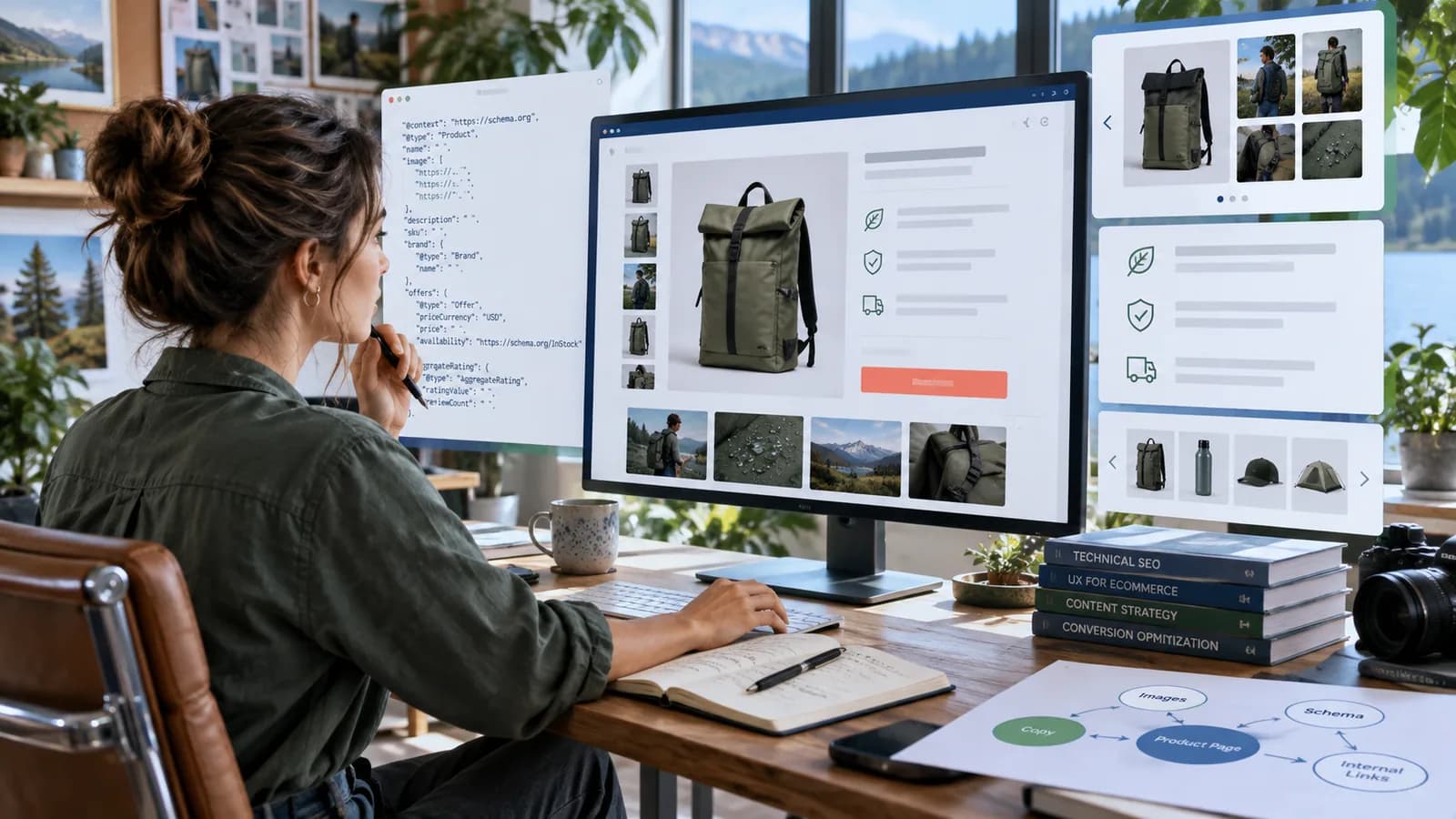 Product Page SEO: Schema, Copy, Images and Internal Links article cover image