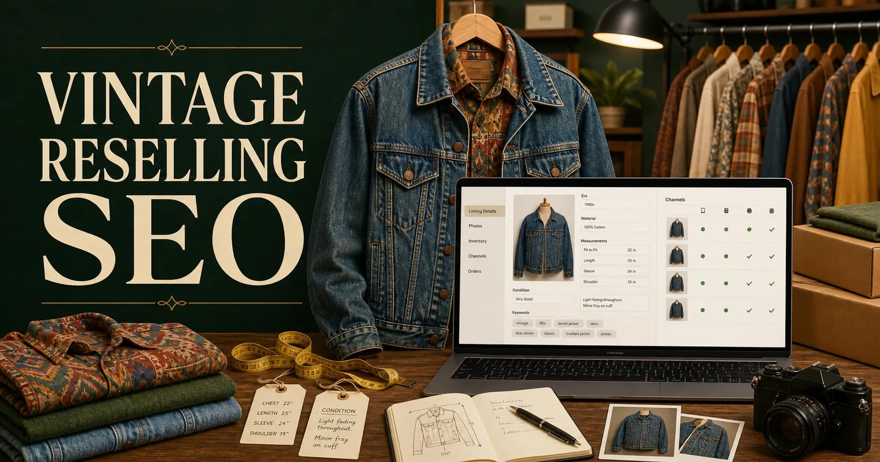 Vintage Reselling SEO: Etsy, eBay and Depop Guide article cover image
