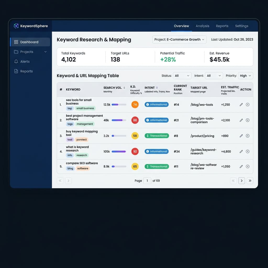 E-Commerce Keyword Strategy
